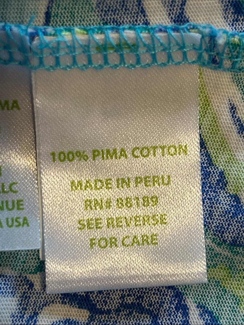 Lilly Pulitzer Linden Dress Oh Shucks Oyster Print Pima Cotton Blue Green XXS - Picture 8 of 9